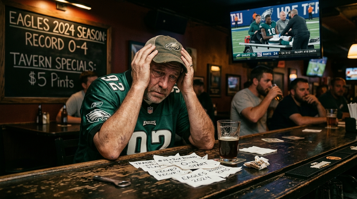 SPREAD EAGLES IN THE INFIRMARY: RASHEE RICE CART SEALS 0-4 COLLAPSE