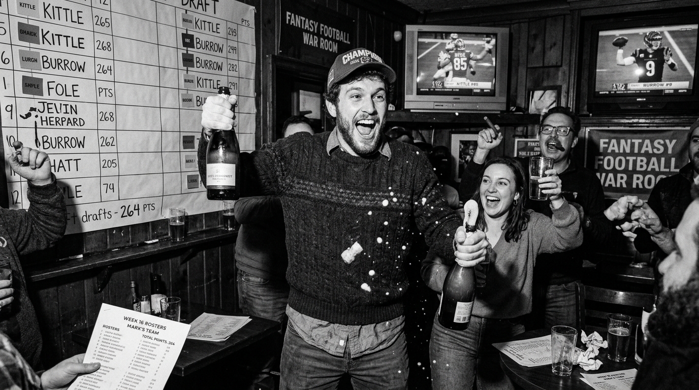 DEFENDING CHAMPION MARK EXPLODES FOR 264 POINTS